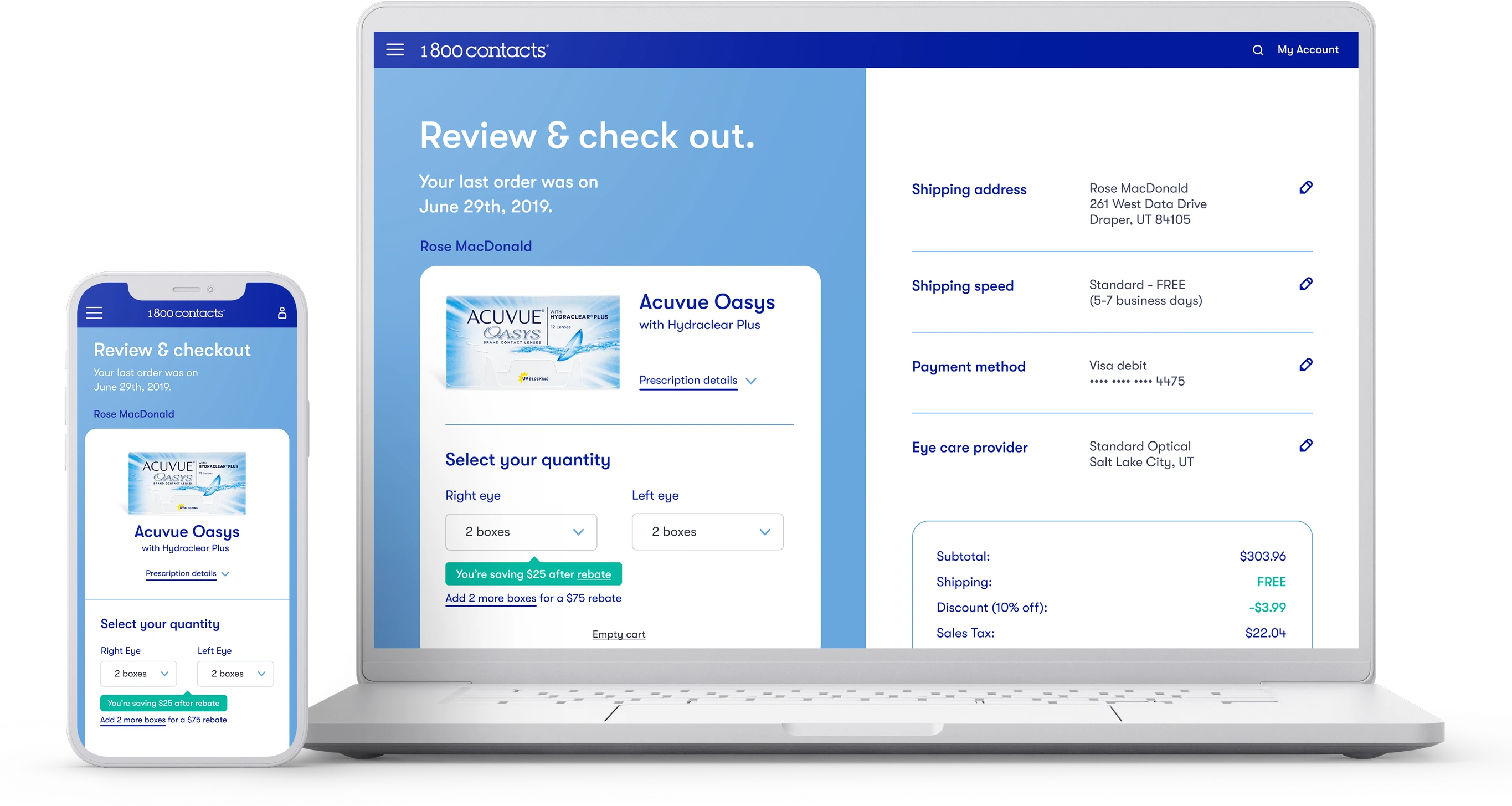 Rapid Reorder Checkout