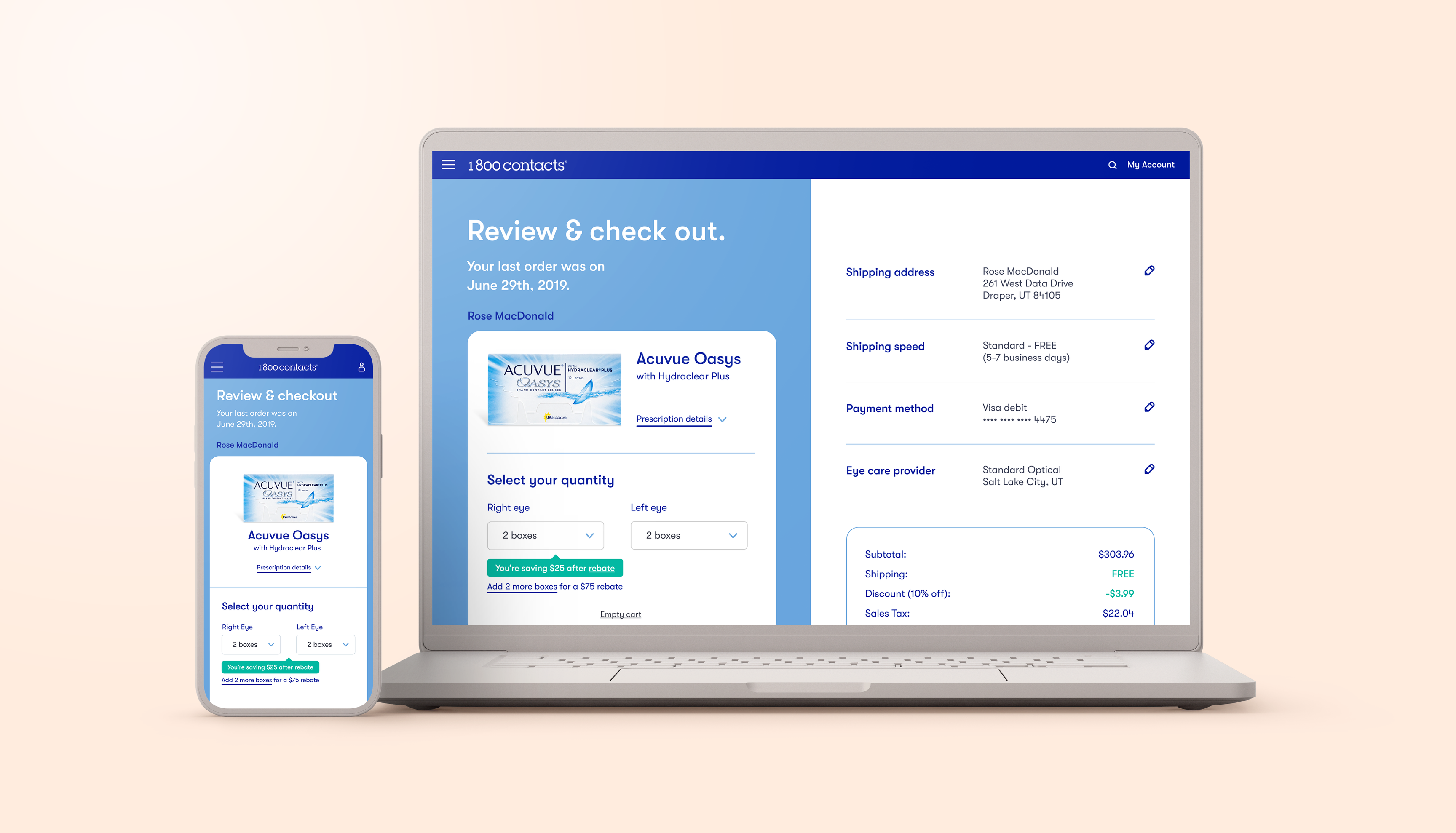 Rapid Reorder Checkout